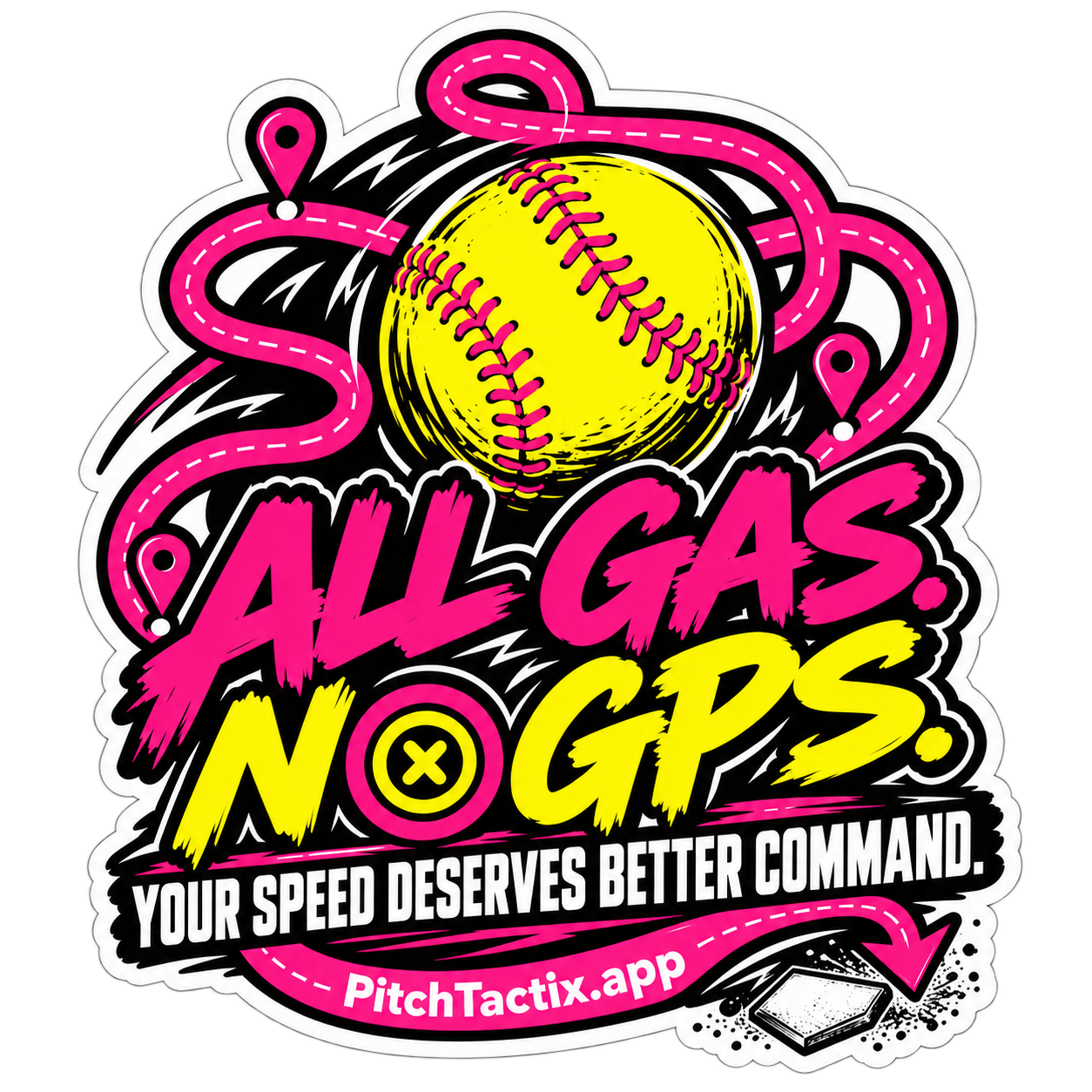 All gas, no GPS. PitchTactix.app. Your speed deserves better command.